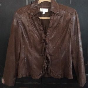 Conrad C  ruffled blazer